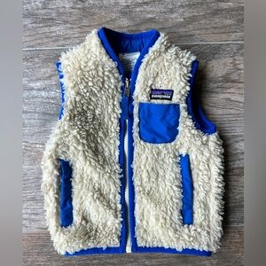 PATAGONIA BABY RETRO-X FLEECE VEST size 12 M